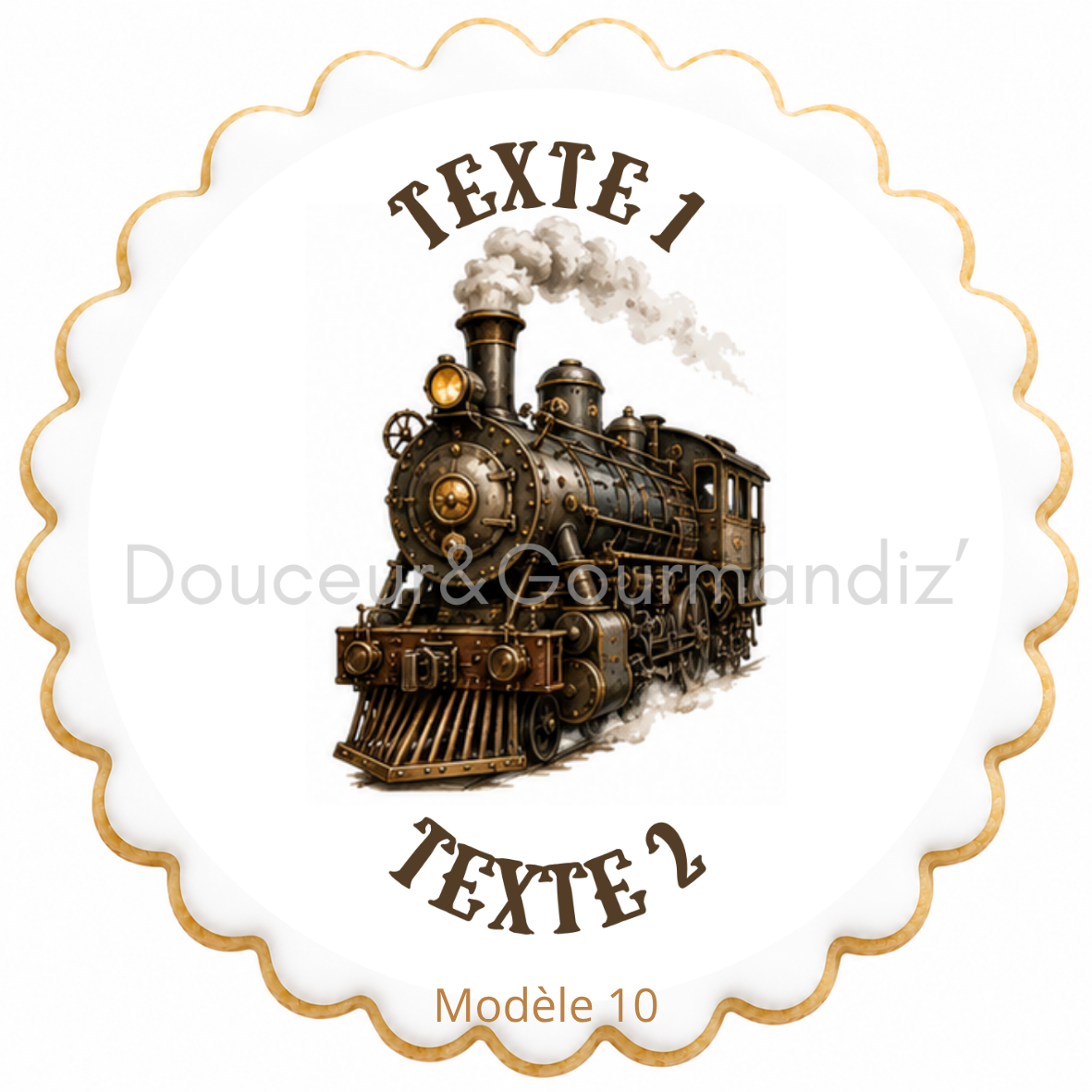Sablés personnalisés thème Steampunk – Biscuits artisanaux décorés à la glace royale 10 modèles aux choix – Image 10