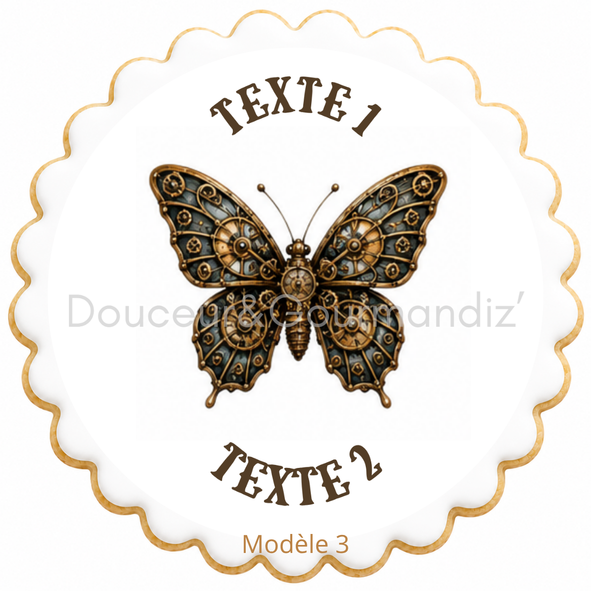 Sablés personnalisés thème Steampunk – Biscuits artisanaux décorés à la glace royale 10 modèles aux choix – Image 8