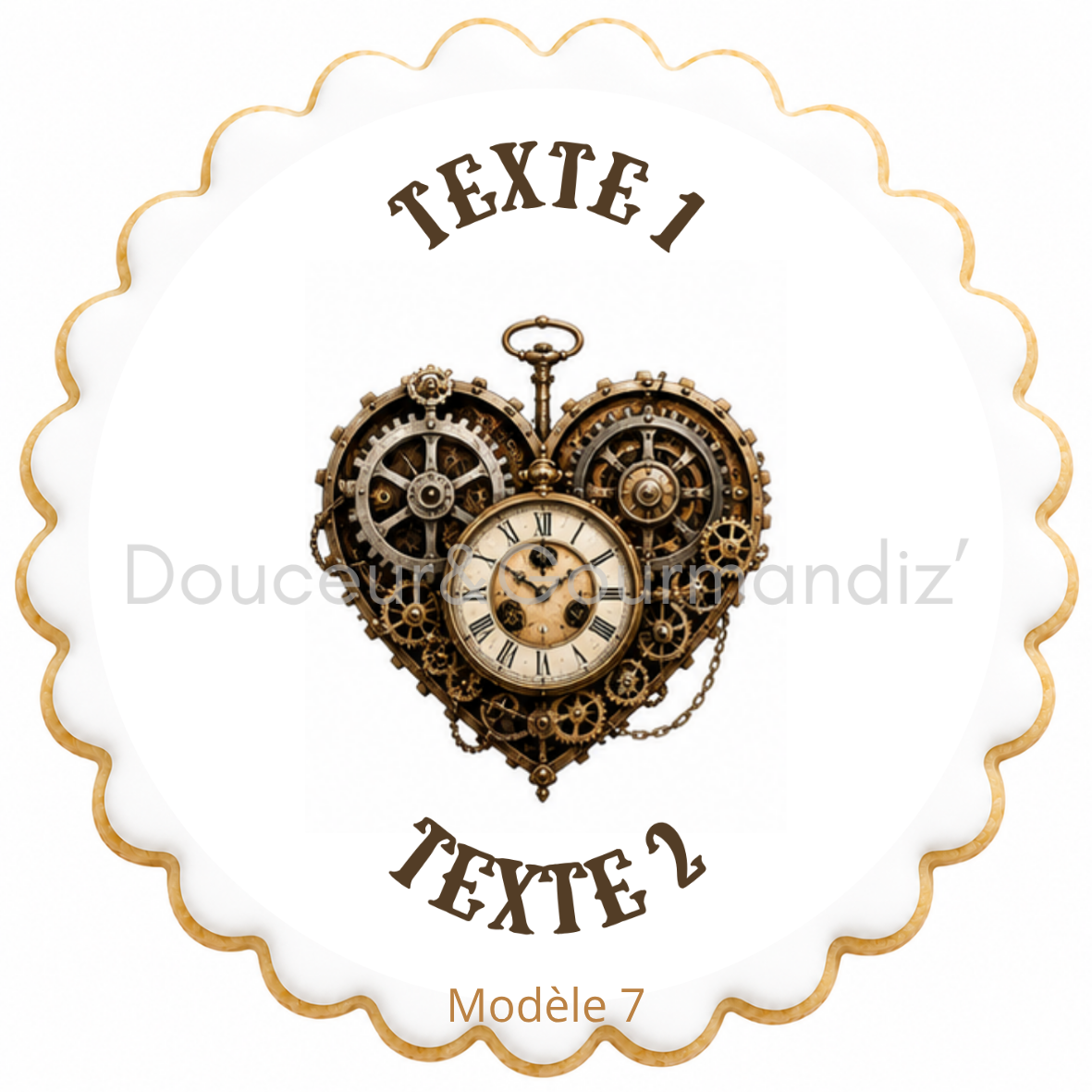Sablés personnalisés thème Steampunk – Biscuits artisanaux décorés à la glace royale 10 modèles aux choix – Image 4