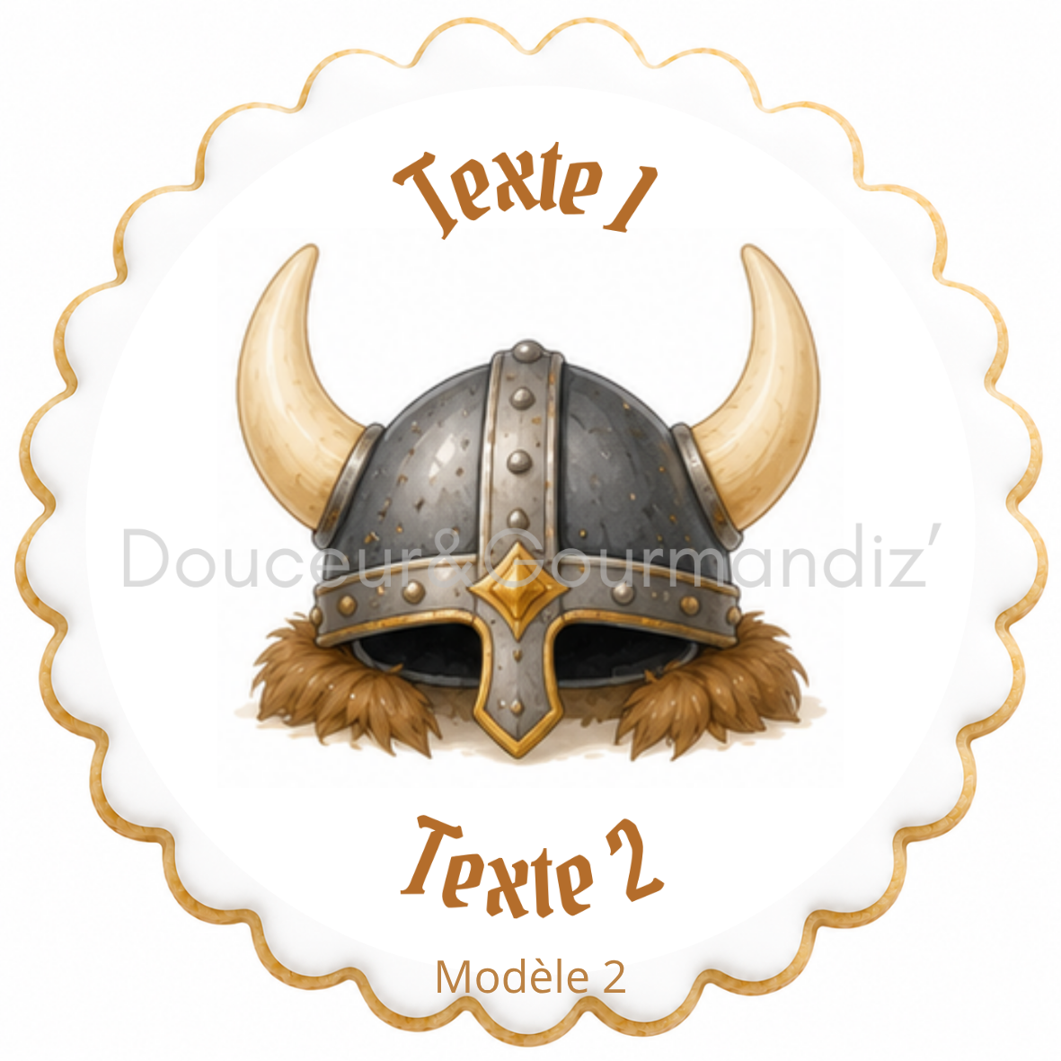 Sablés personnalisés thème Vikings enfant – Biscuits artisanaux décorés à la glace royale 10 modèles aux choix – Image 9