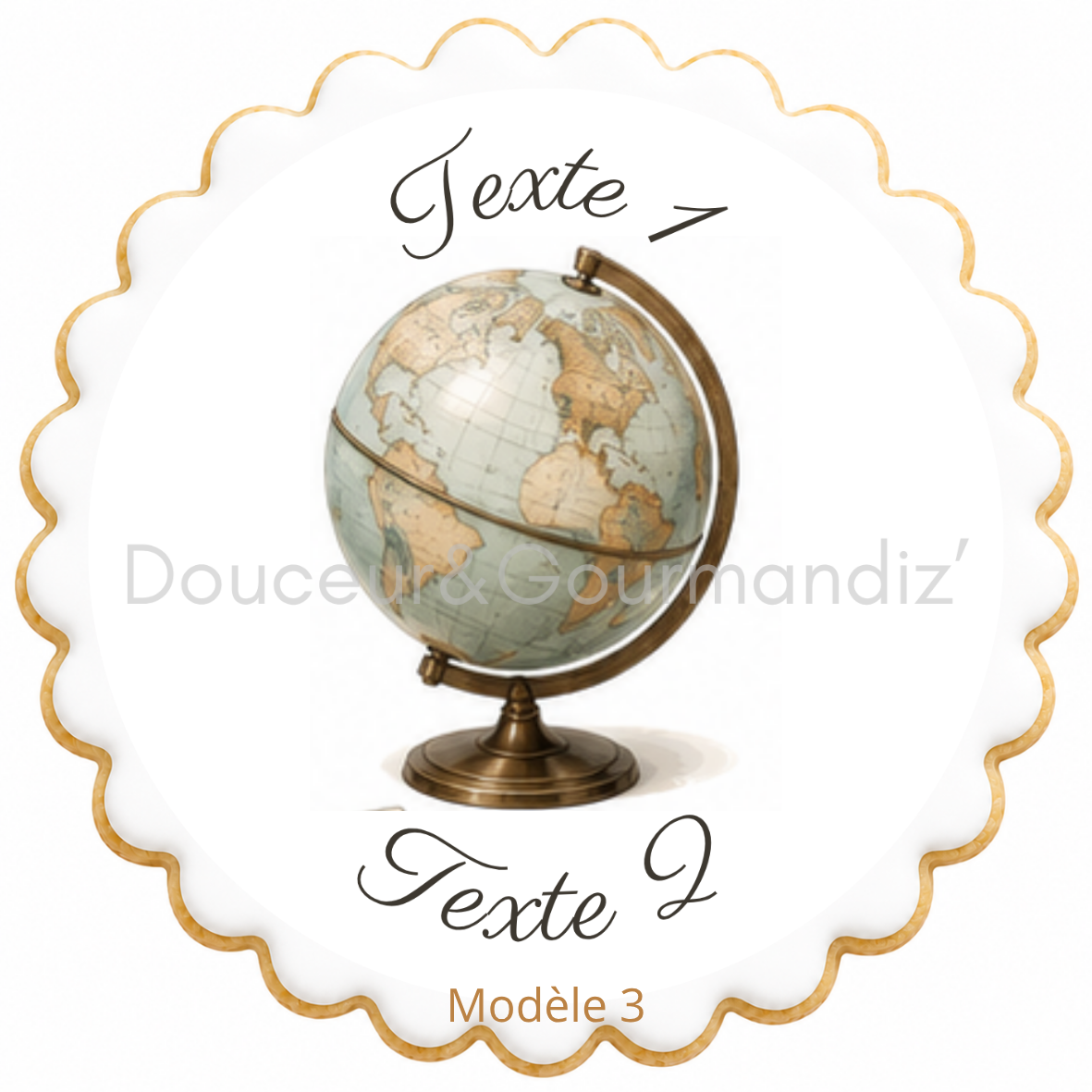Sablés personnalisés thème Voyage – Biscuits artisanaux décorés à la glace royale 10 modèles aux choix – Image 8