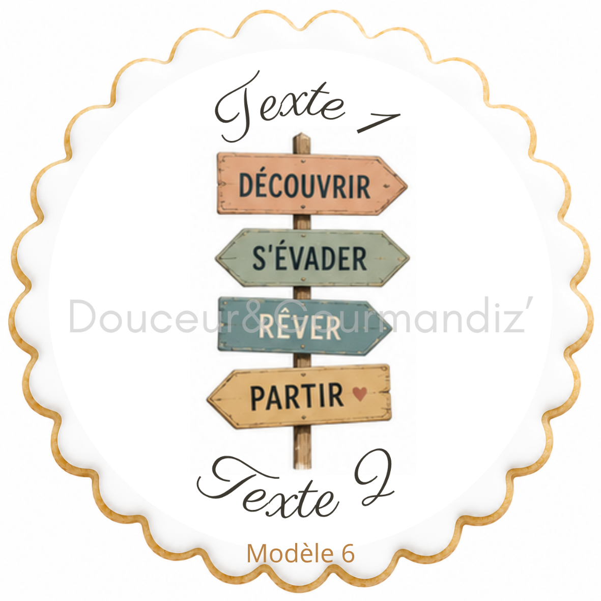 Sablés personnalisés thème Voyage – Biscuits artisanaux décorés à la glace royale 10 modèles aux choix – Image 5