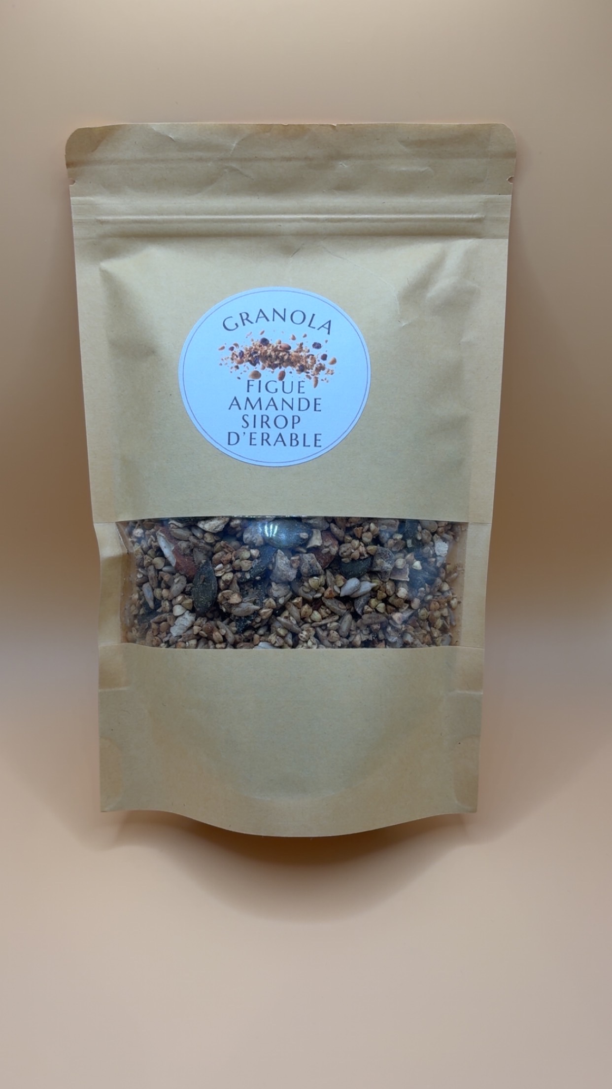 Granola Figues, Amandes & Sirop d’Érable