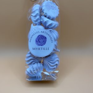 Meringues artisanales myrtille