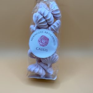 Meringues artisanales cassis