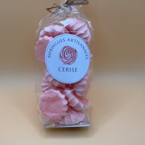 Meringues artisanales Cerise