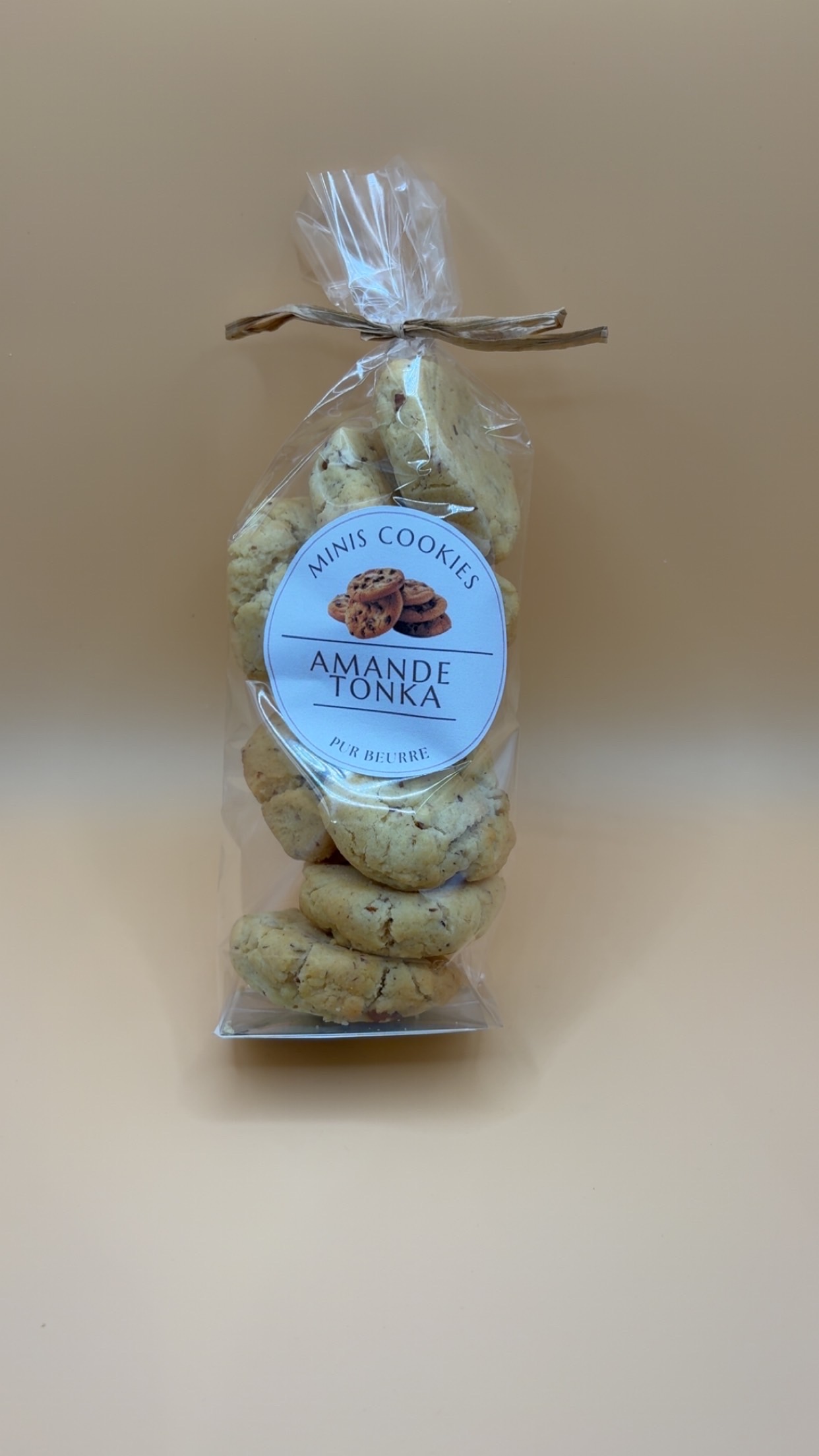 Mini Cookies artisanaux Amande & Fève de Tonka