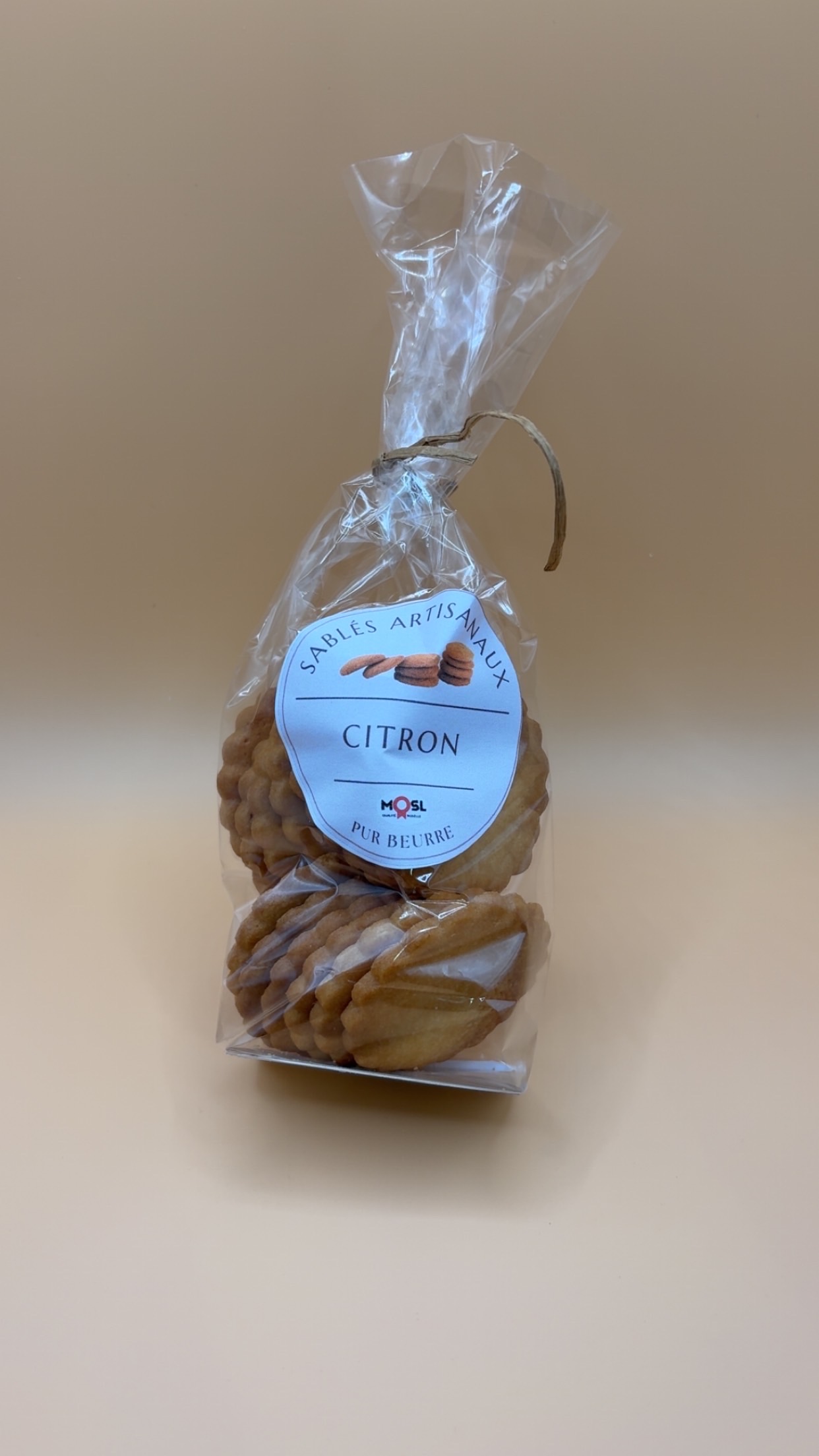 Sablés artisanaux Citron