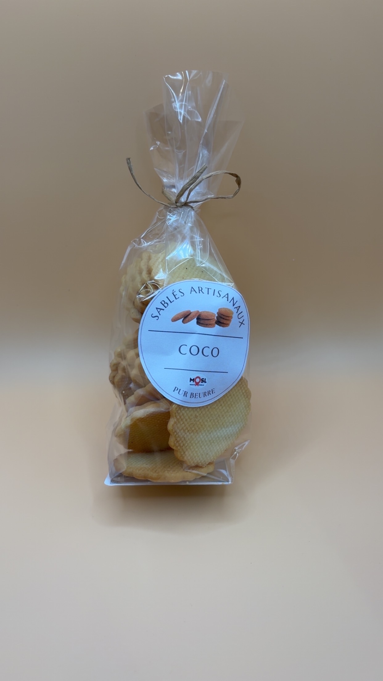 Sablés artisanaux Noix de coco