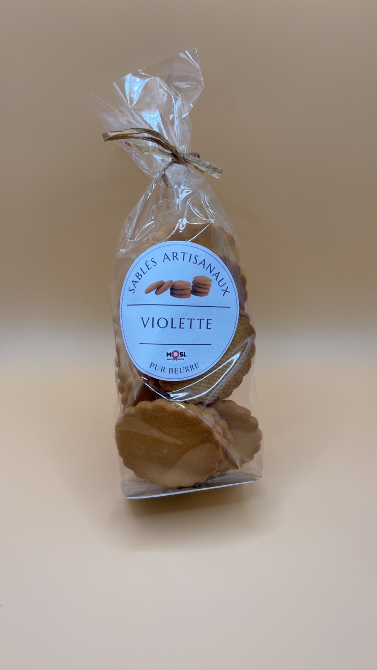 Sablés artisanaux Violette