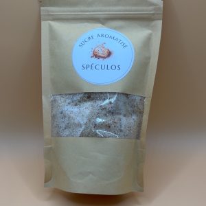 Sucre aromatisé spéculoos 250 g – Idéal pour pâtisseries, desserts et boissons