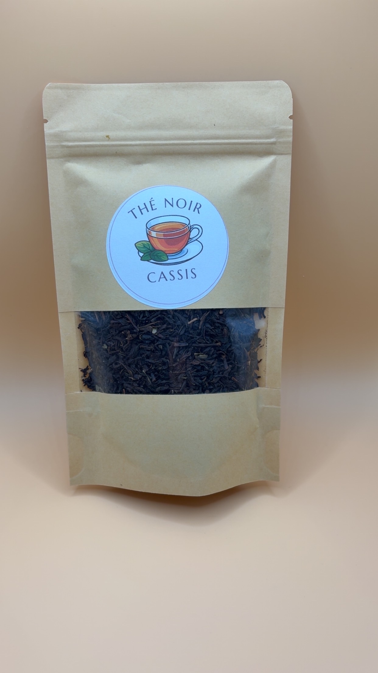 Thé noir Cassis 50 g – Thé noir fruité aux feuilles de cassissier