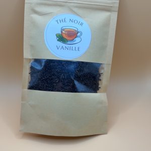 Thé noir Vanille 50 g – Thé noir gourmand aux morceaux de vanille