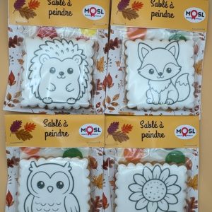 Sablé à peindre Automne – Modèle au choix
