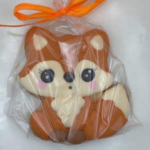 Sablé Renard Automne décoré à la glace royale – 10 cm