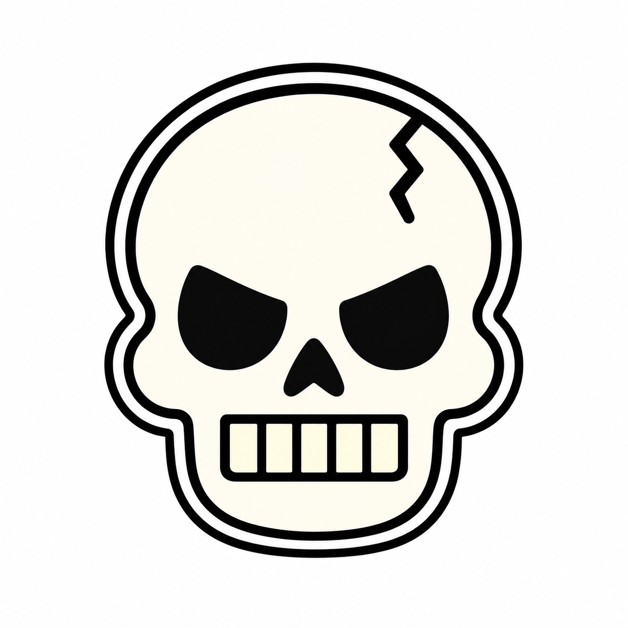 Emporte-pièce Halloween - tête de mort