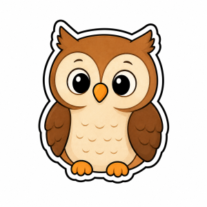 Emporte-pièce automne - hibou