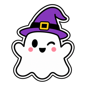 Emporte-pièce Halloween - fantôme avec chapeau