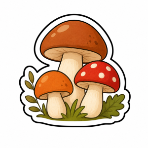 Emporte-pièce automne - champignons