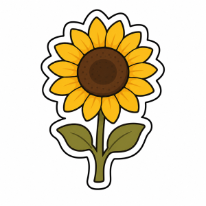 Emporte-pièce automne - tournesol