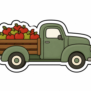 Emporte-pièce automne - pick-up pommes