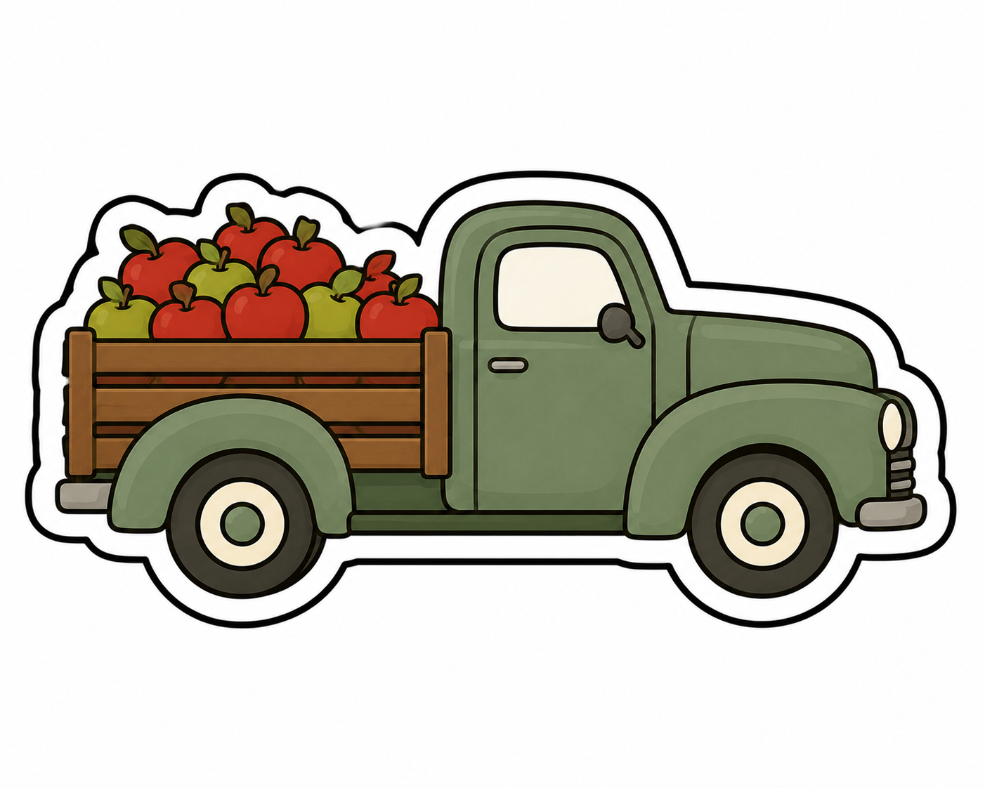 Emporte-pièce automne - pick-up pommes