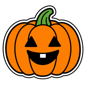 Emporte-pièce Halloween - citrouille souriante