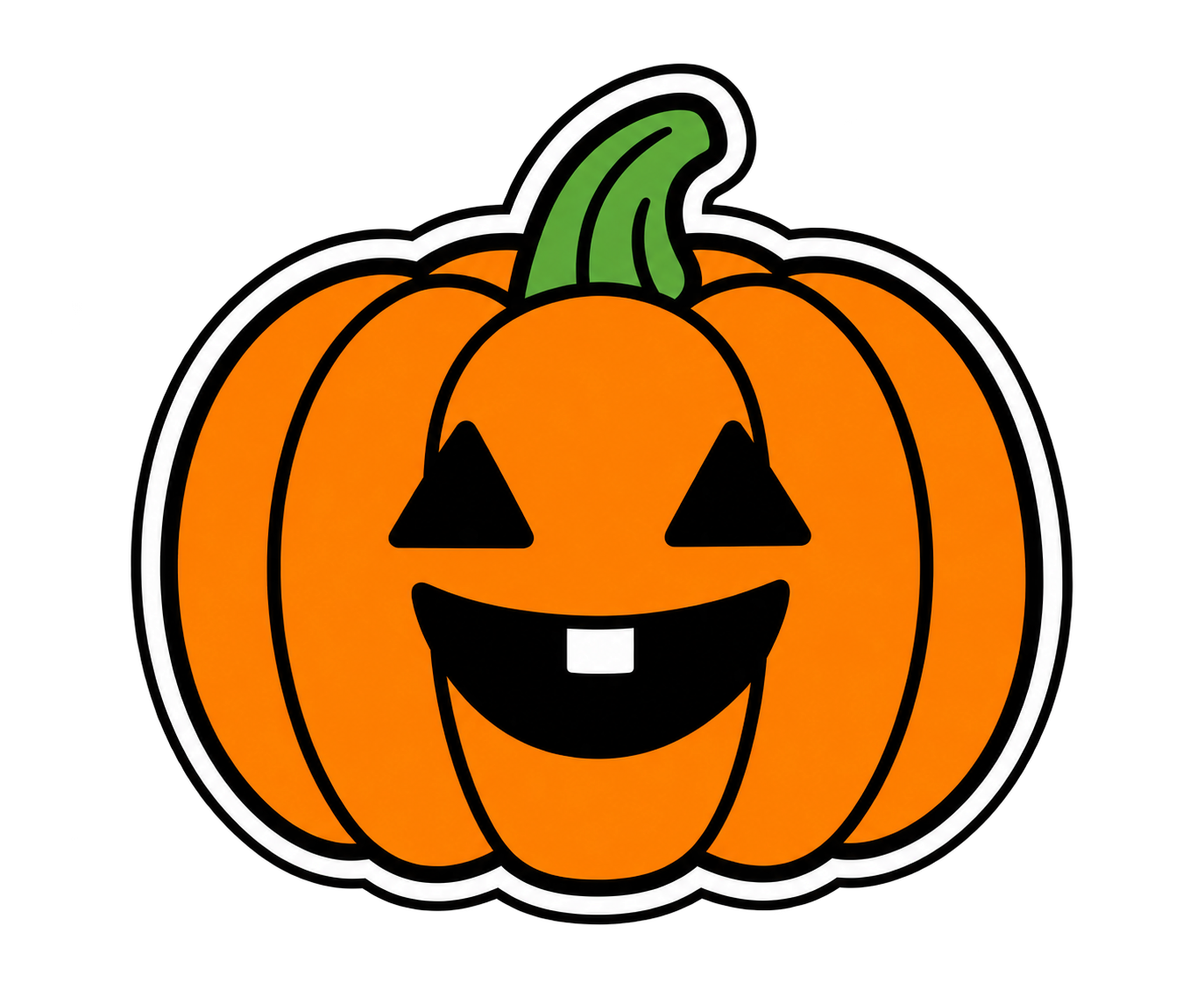 Emporte-pièce Halloween - citrouille souriante