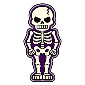 Emporte-pièce Halloween - squelette