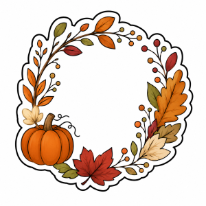 Emporte-pièce automne - couronne