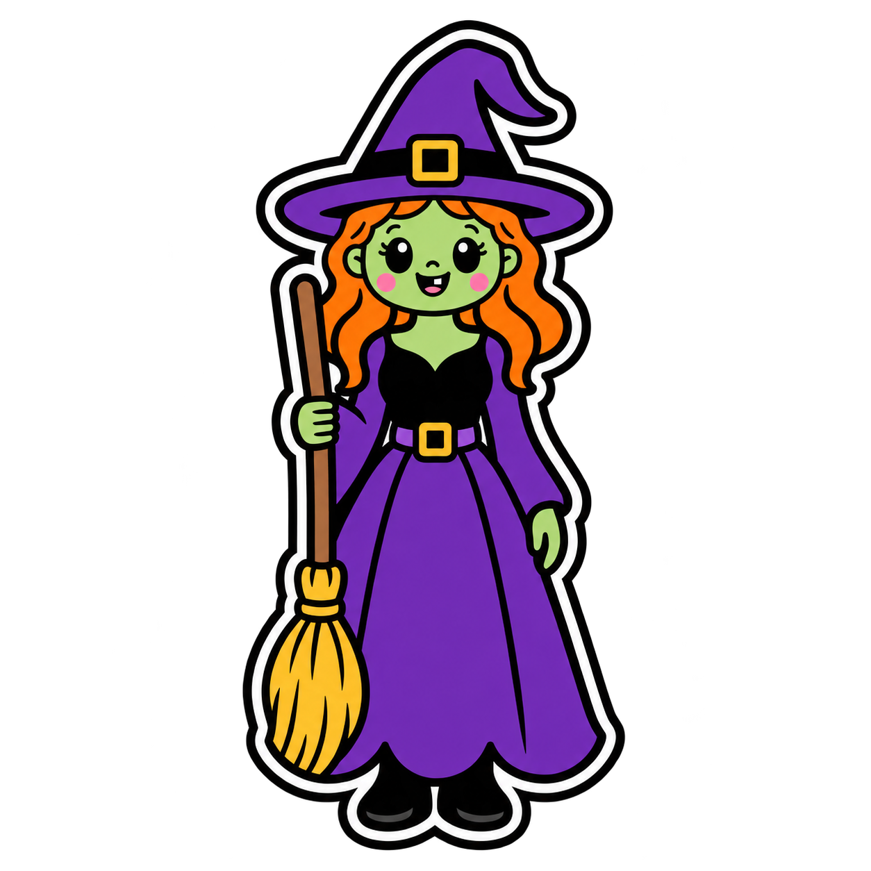 Emporte-pièce Halloween - sorcière
