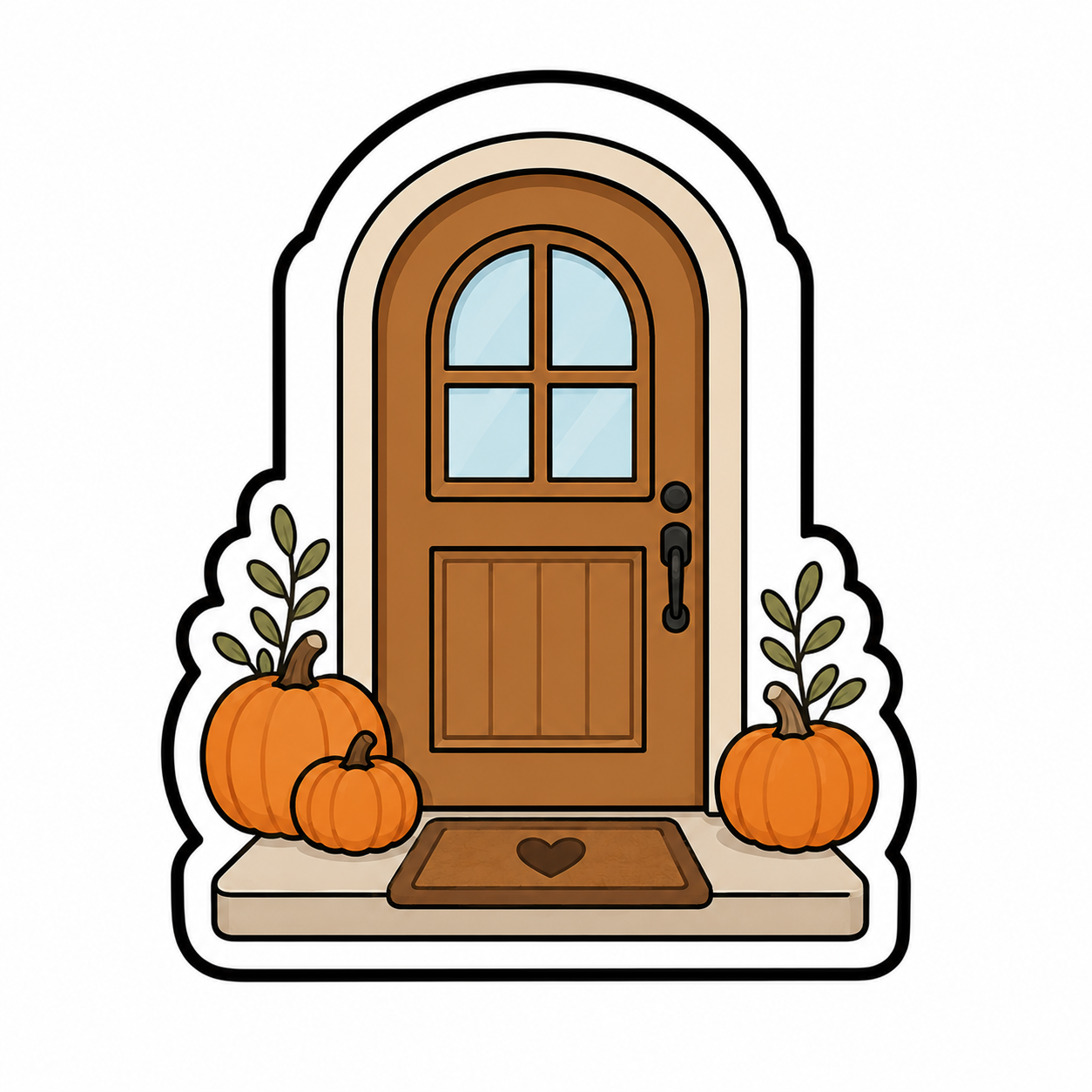 Emporte-pièce automne - porte