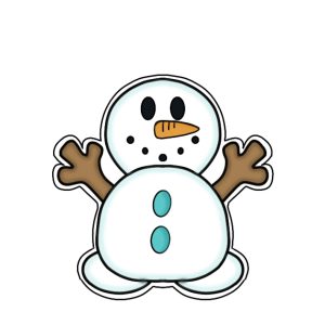 Emporte-pièce de Noël –Bonhomme de neige
