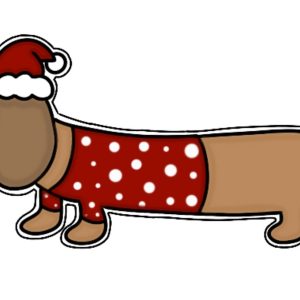 Emporte-pièce de Noël – Chien
