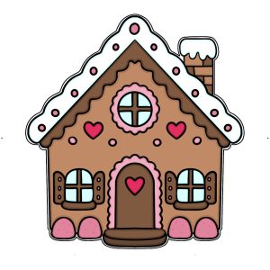 Emporte-pièce de Noël – Maison