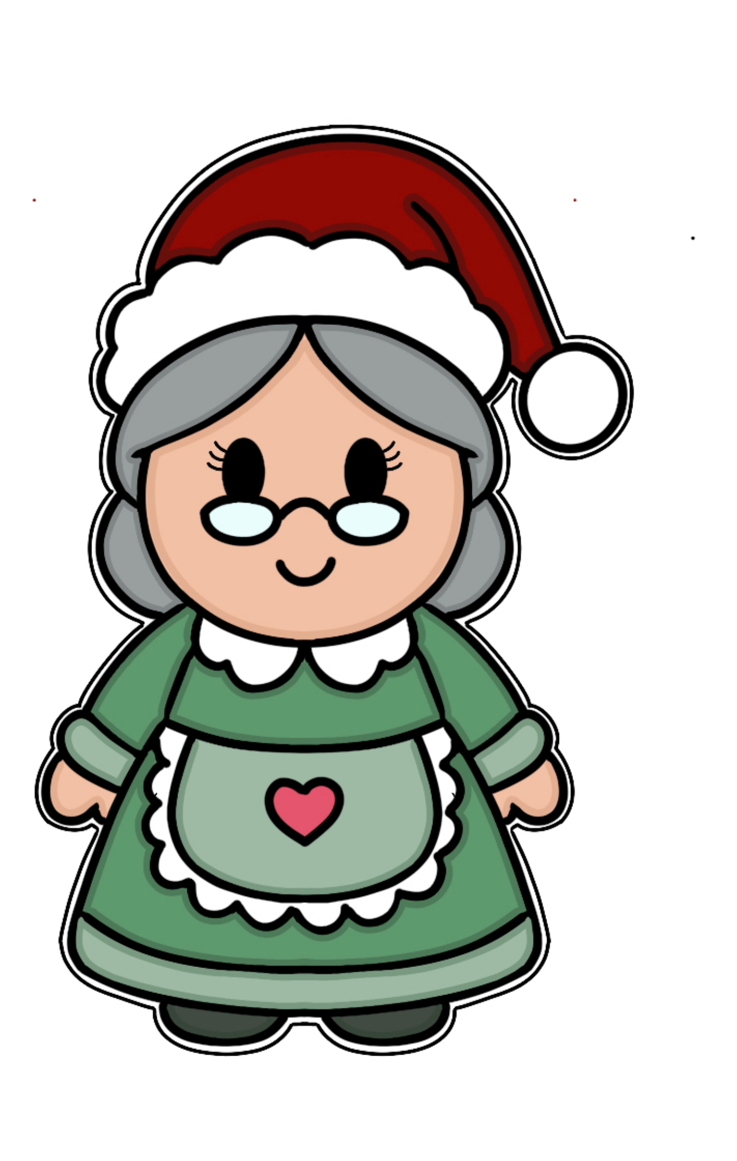 Emporte-pièce de Noël – Mère Noël