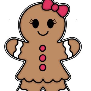 Emporte-pièce de Noël – Pain d'épice fille