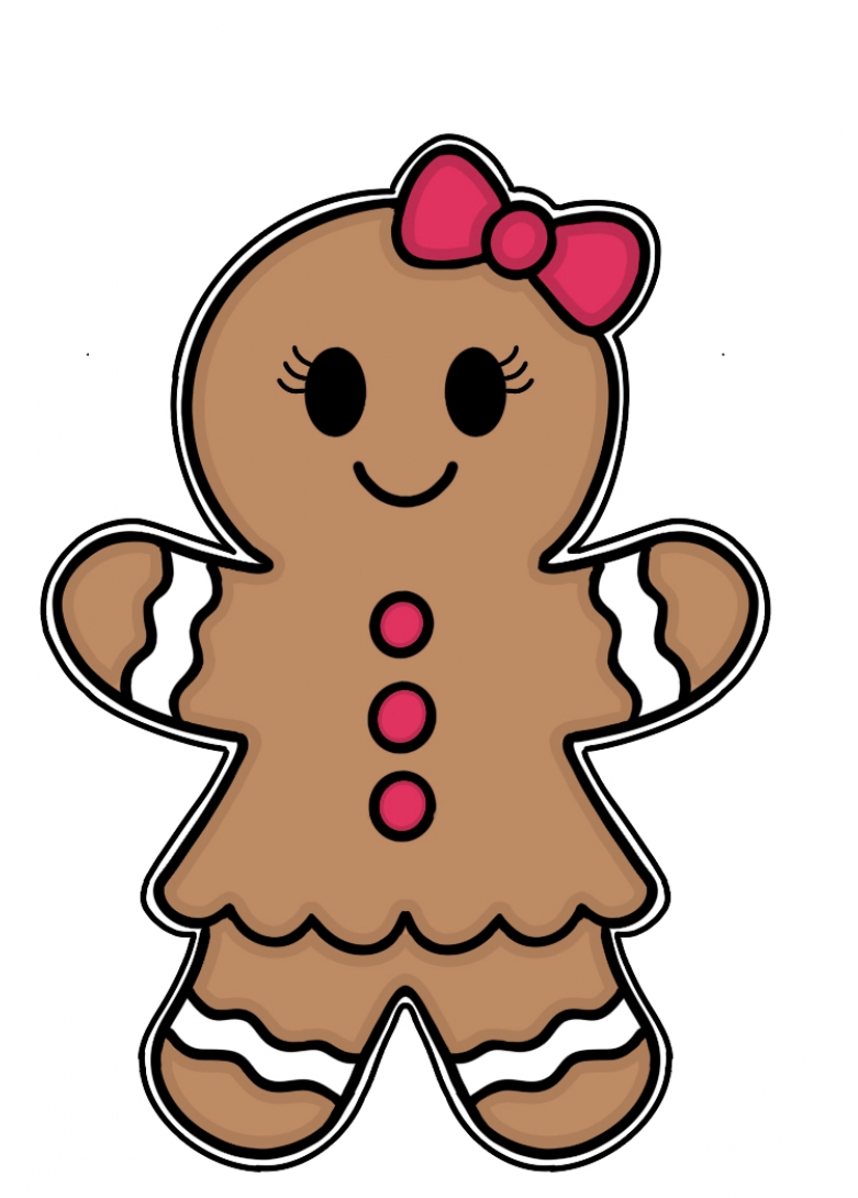 Emporte-pièce de Noël – Pain d'épice fille