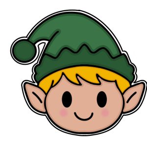 Emporte-pièce de Noël – Tête de Lutin
