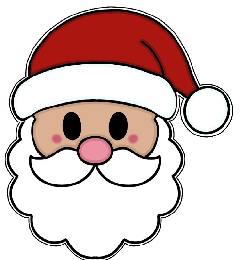 Emporte-pièce de Noël – Tête de Père Noël